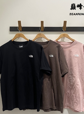 TheNorthFace北面25春夏户外运动纯色纯棉圆领短袖T恤男女款8DEV