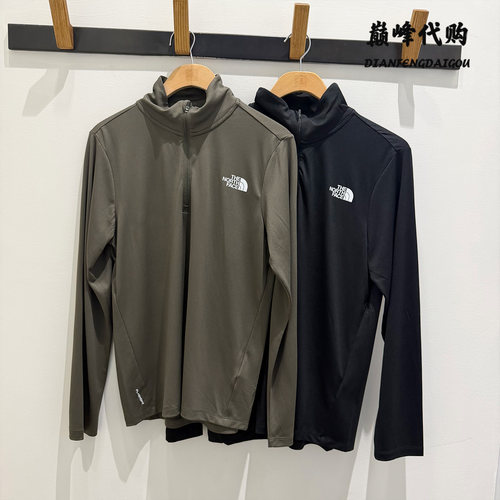 TheNorthFace北面26秋冬户外运动休闲速干半拉链长袖T恤男款8KGM