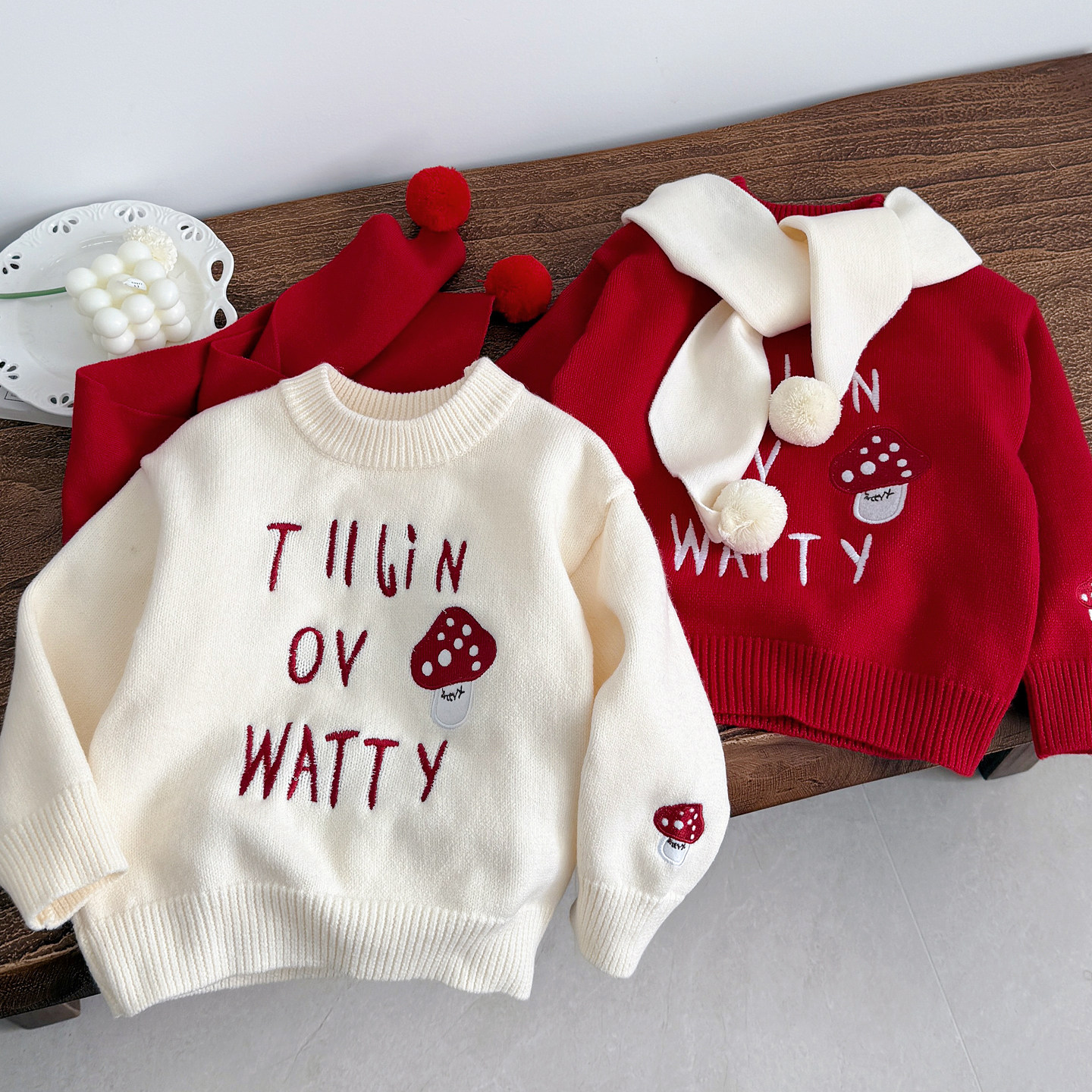 秋冬款女童加厚针织毛衣宝宝潮款拜年打底衣保暖上衣儿童衣服童装,童装/婴儿装/亲子装,毛衣/针织衫,淘宝优惠券,粉丝福利购,淘宝优惠卷