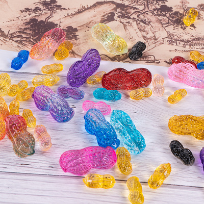 水晶花生摆件婚庆婚房小礼品