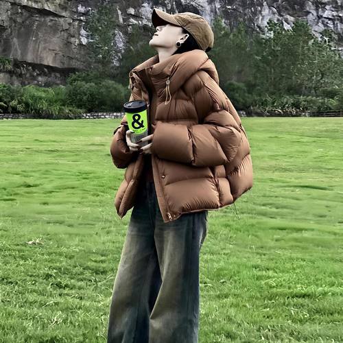 龟背短款衣鸭鸭羽绒服女2