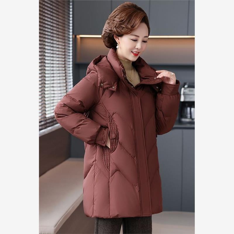 中长款2025年妈妈冬装羽
