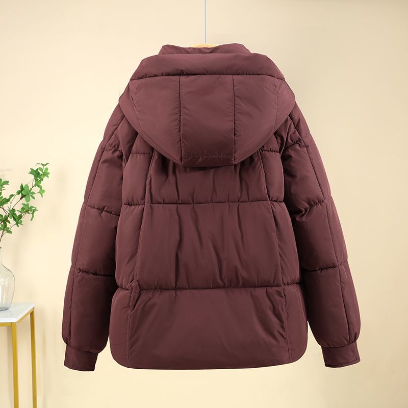 时尚短款羽绒棉服女2025