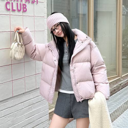 95白鸭绒羽绒服女短款20