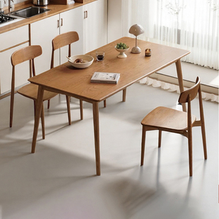 全实木书桌橡木电脑桌写字台儿童学习桌实木简约台式桌子榉木日式