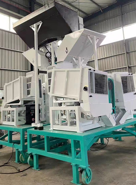 谷糙筛分离机大型米厂粮库清粮筛30-50吨PLC触控粮食清理机稻谷