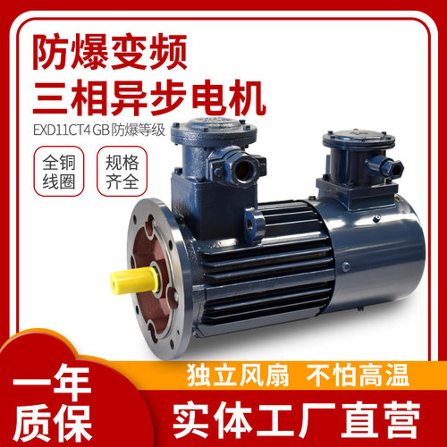 佳木斯CT4防爆变频三相异步电机YBBP-132S-4 5.5KW IP65