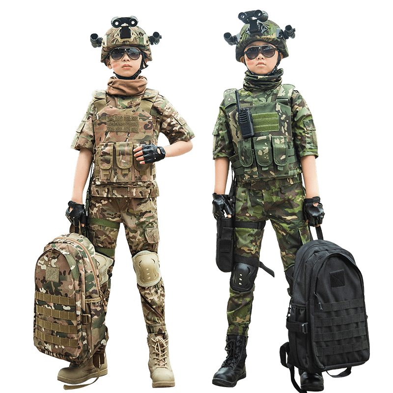 儿童战狼特种兵迷彩服军训服