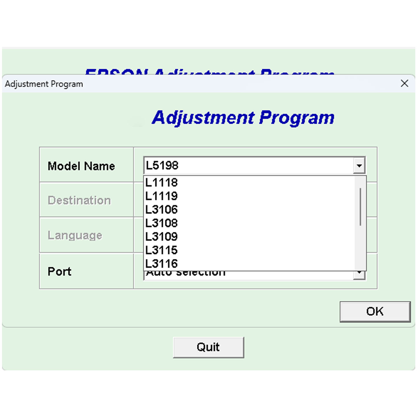 爱普生L3151/3153/3156/3158清零需要服务废墨收集垫已到使用寿命