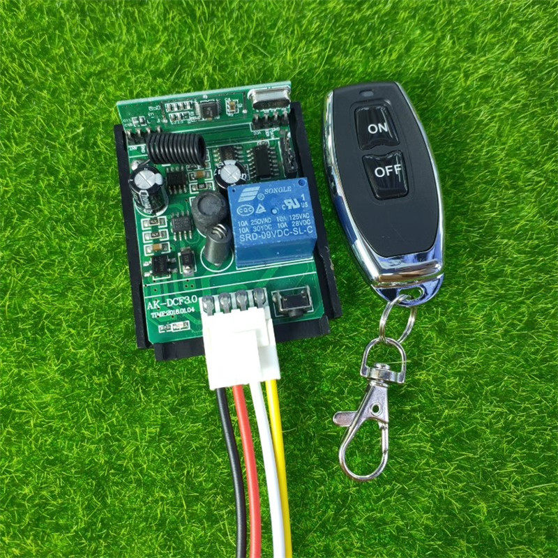 金属防水小辣椒遥控12V1路电磁阀水阀开关电动道闸车库门禁控制器