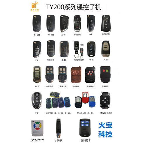 国外TY200用遥控检测编辑器B5金属A6至尊款遥控子机车库汽车拷贝