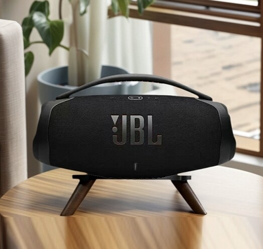 JBL音响桌面支架BOOMBOX3 音乐战神3代实木音箱桌面防滑减震底座