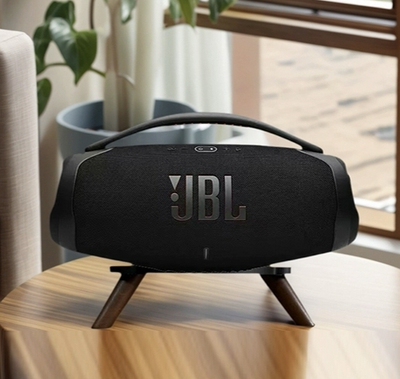 JBL音响桌面支架BOOMBOX3 音乐战神3代实木音箱桌面防滑减震底座