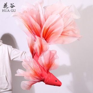 纸艺花锦鲤鱼婚庆巨型金鱼纱艺锦鲤美陈装饰户外情人节点景装饰