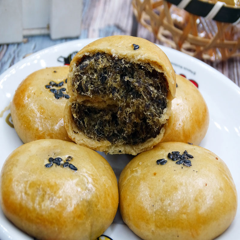 潮汕特产紫菜饼 紫菜肉丝饼小吃零食茶点心独立包装手工传统糕点