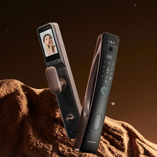 琨山智能锁D86FMPRO智能门锁家用可视猫眼防盗门锁指纹锁人脸识别