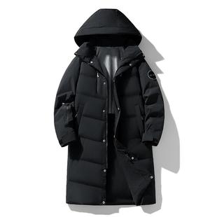 羽绒服男连帽中长款冬季新款青年男生男士青少年初中高中学生外套