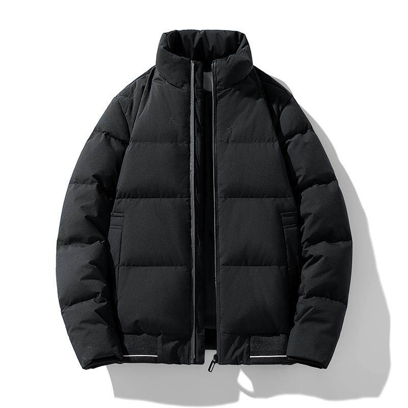 羽绒服男立领冬季新款修身帅青年男生潮牌青少年初中高中学生外套