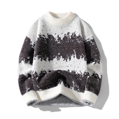 春秋季 帅气毛衣情侣款 学生潮流针织衫 2025新款 男士 宽松上衣