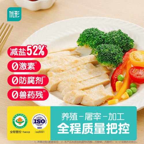 优形食品旗舰店嫩鸡排20片原味