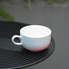 窑宝宣 拿铁杯 泽田杯 手作咖啡杯 店用300ml出品杯 专业拉花杯