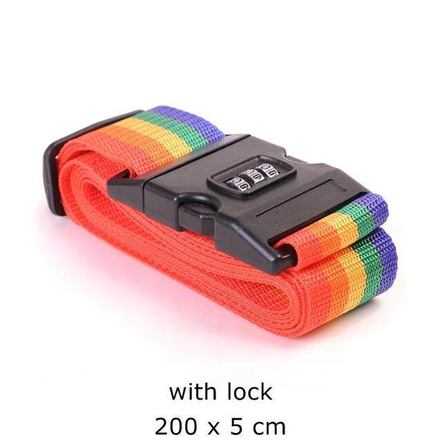 수하물 스트랩 크로스 벨트 포장 여행 가방  번호 LO