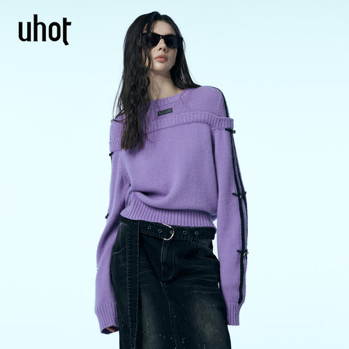 假两件羊毛针织衫宽松显瘦经典