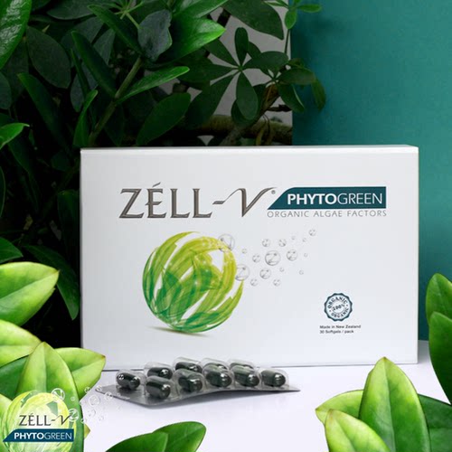新西兰ZELL-V蓝绿藻胶囊30粒/盒