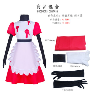 美剧地狱客栈妮芙蒂cos服装亚马逊eaby跨境cosplay万圣节服装