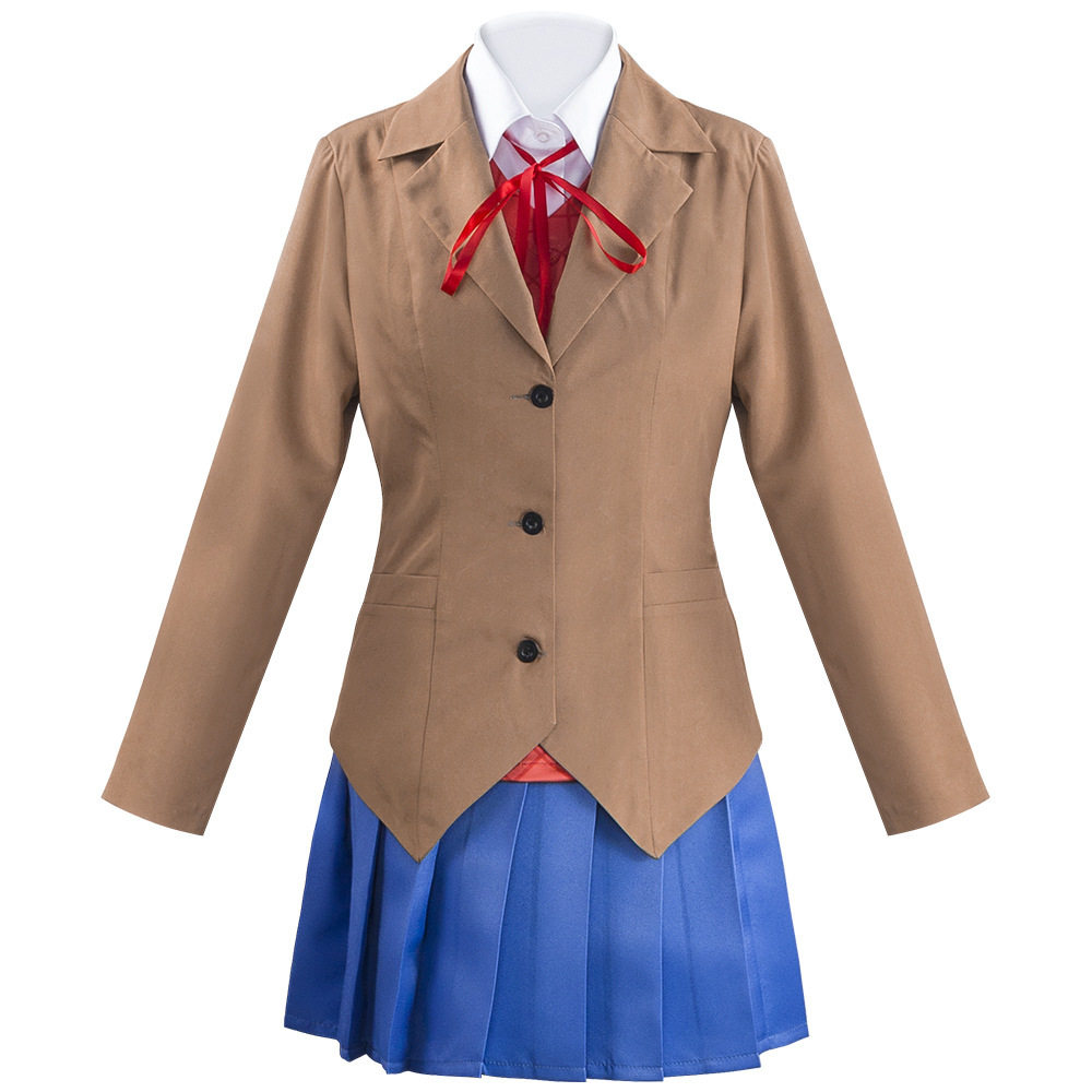 万圣节表演服莫妮卡女装 文学俱乐部心跳部cosplay服莫妮卡cos服
