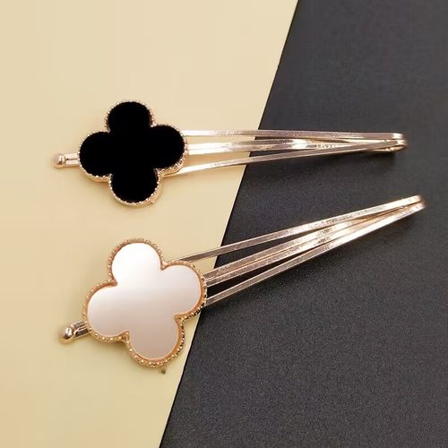 侧边发卡四叶草一字夹顶夹刘海夹发夹子边夹头发饰韩国头饰成人女