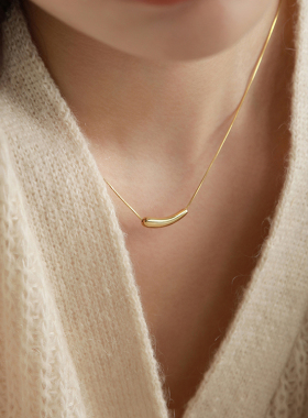 伊灿简约复古小众项链女