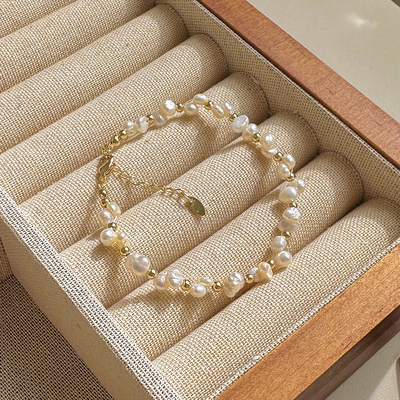 伊灿天然淡水珍珠手链女小众设计