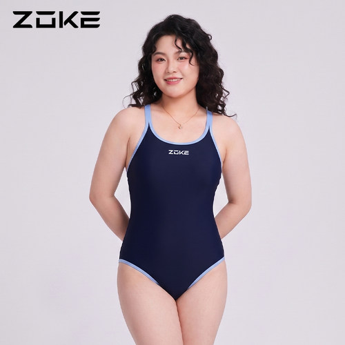 洲克大码低叉连体三角女士泳衣