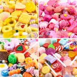 新年奶油胶小配件diy手工材料手机壳发夹发卡树脂福袋滴胶填充物