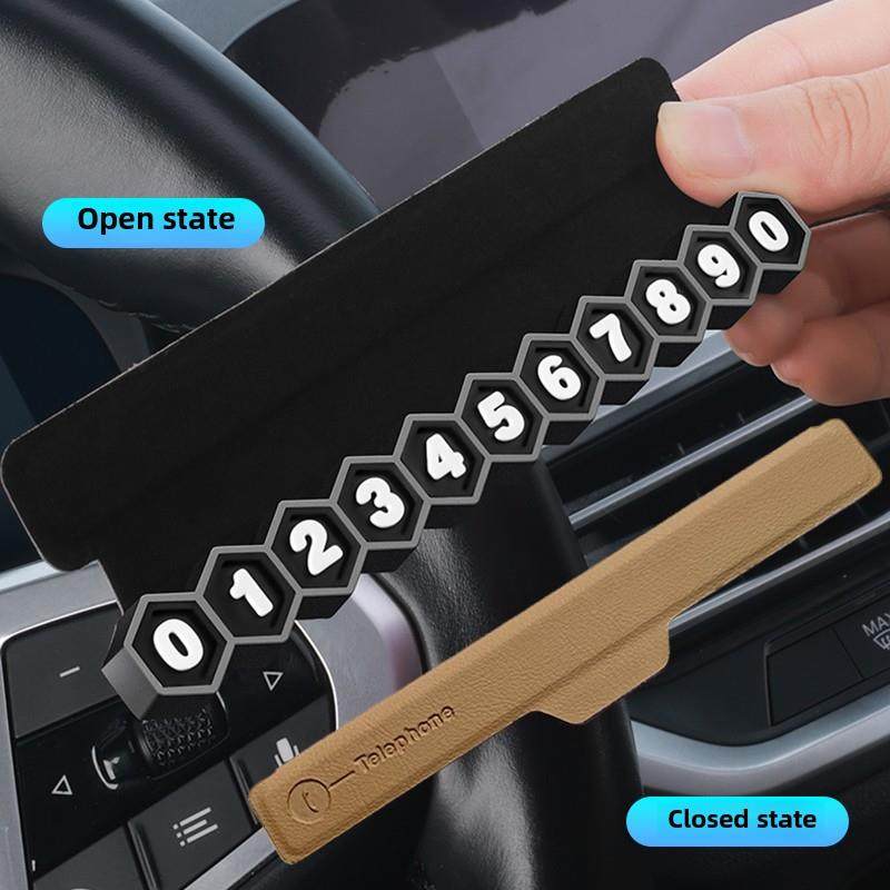 耐用金属汽车临时停车号牌汽车高端号码记录仪汽车移动汽车电话号