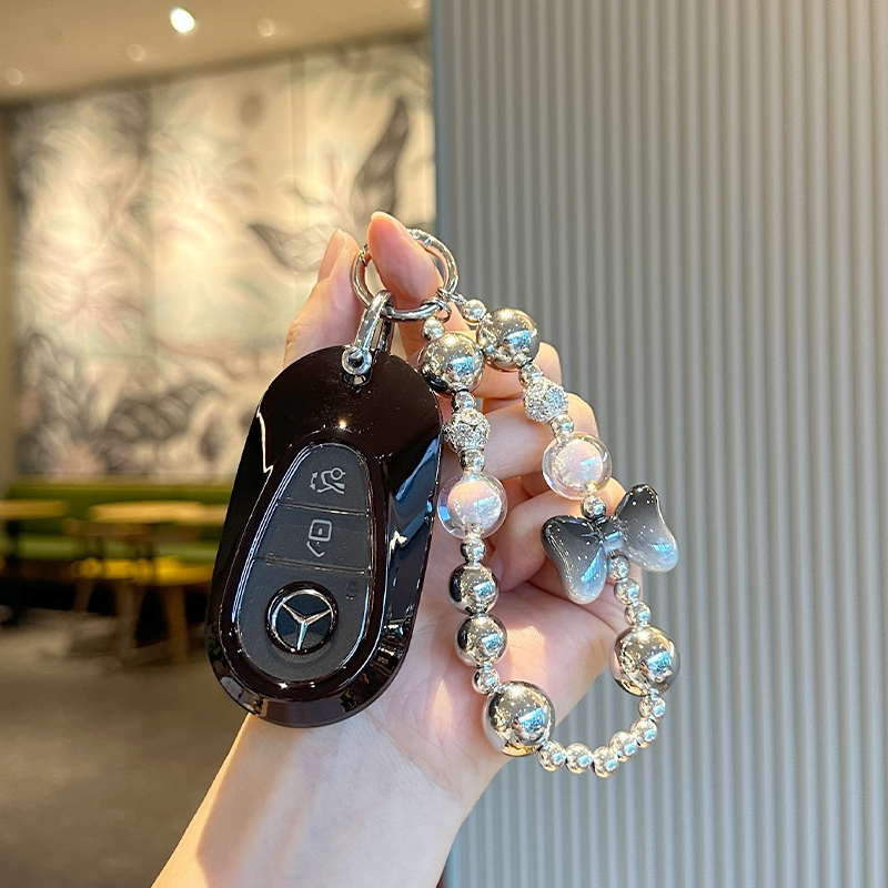 适用奔驰新C级钥匙套c260l壳c200lE级GLC新款e300l glb220s级女