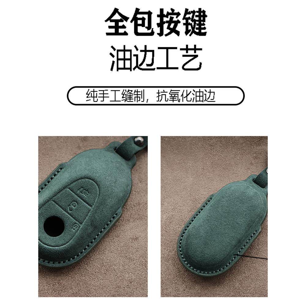 适用奔驰新款钥匙套E3001S汽车C2601I全包S级ELC GLS翻毛皮