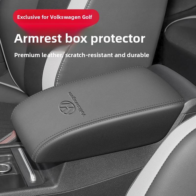 适用大众高尔夫 探歌 探影扶手箱保护套汽车中央保护垫内饰用品
