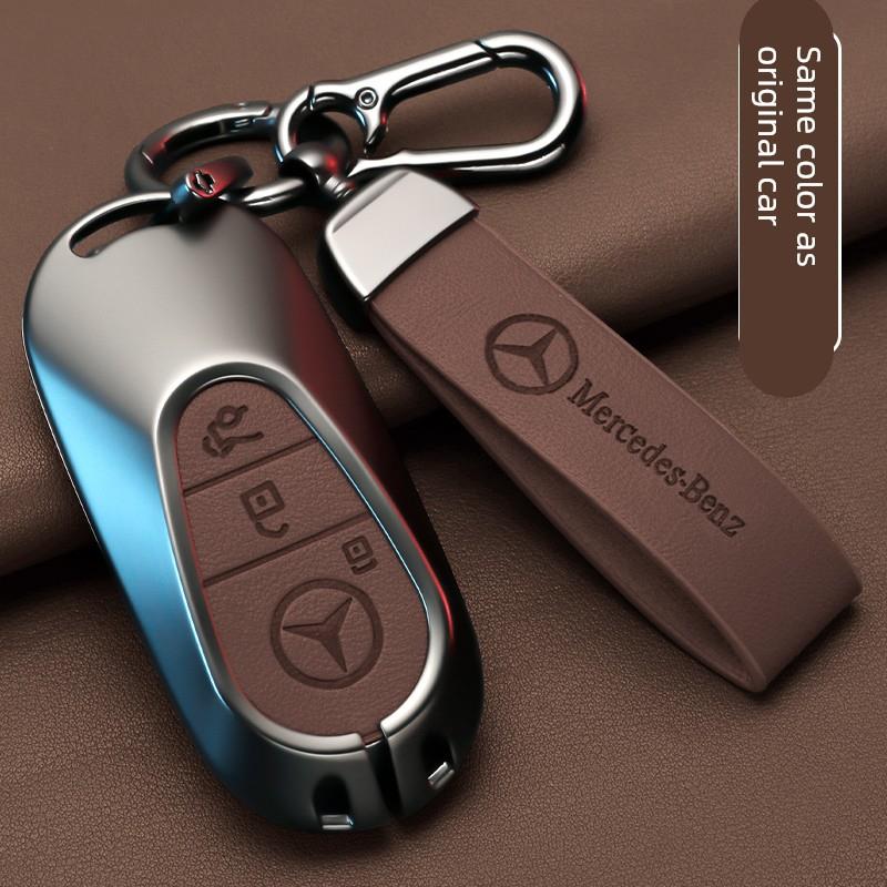 2025款奔驰glc300l钥匙套新c260l男e300l车c200l壳s400高级感24扣