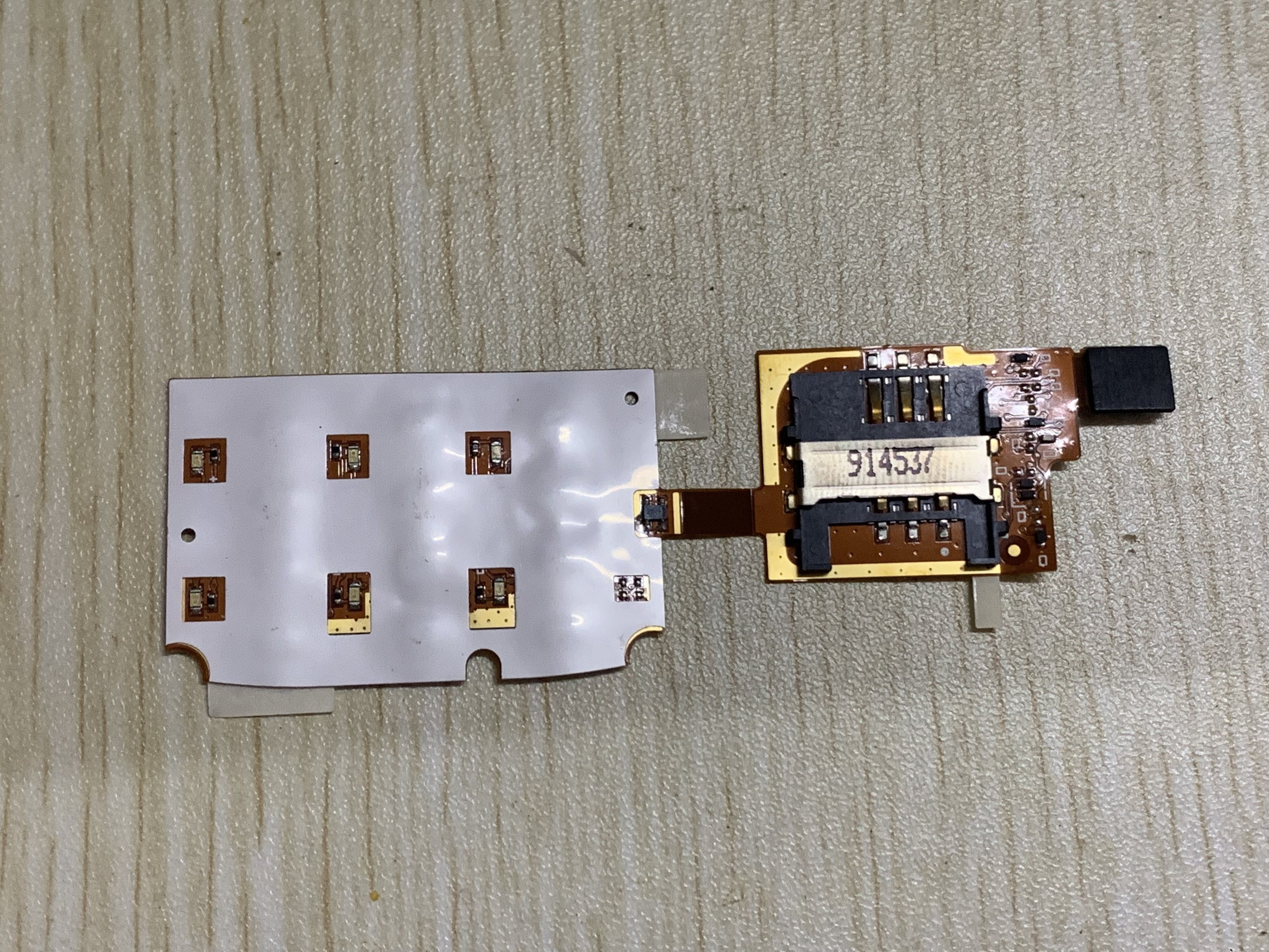索尼爱立信t303 原装sim卡座排线 按键小板 全新现货