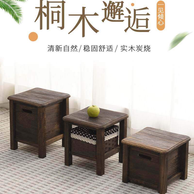 全实木家用小凳子客厅复古换鞋凳成人茶几收纳凳儿童客厅板凳矮凳怎么看?