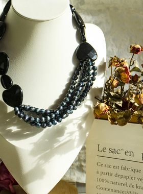 二梦三青【克罗地亚狂想曲】珍珠项链女时尚百搭欧美锁骨链高级感