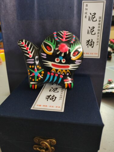淮阳太昊陵一起长大的玩具泥泥狗摆件泥塑手工艺品非遗纯手工泥塑