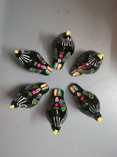 淮阳泥泥狗 河南周口特产二月会特色 泥咕咕 斑鸠 可吹响