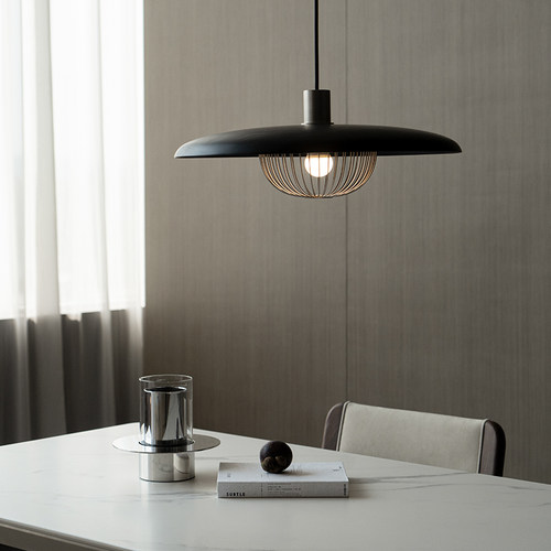 原创设计客餐厅实木金属吊灯