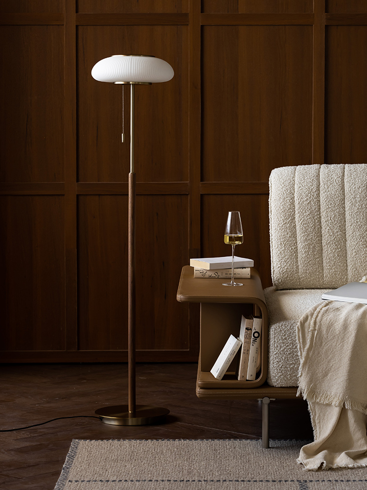 松茸落地灯 ziilamp | 覆古中古卧室书房设计师客厅沙发角落地灯