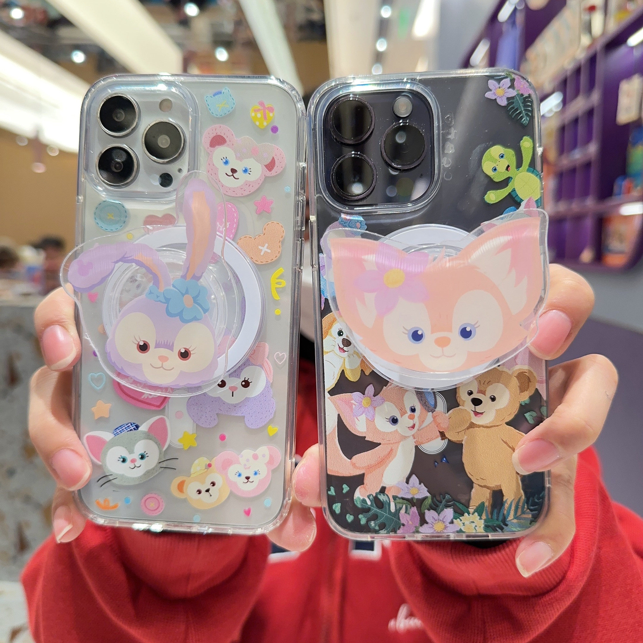 赵露思明星同款可爱星黛露磁吸适用iPhone16Pro手机壳15PM迪士尼软壳12卡通玲娜贝儿i14苹果13ProMax防摔外壳