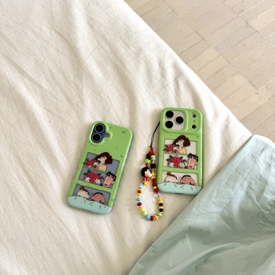 卡通动漫蜡笔小新苹果17硅胶软壳