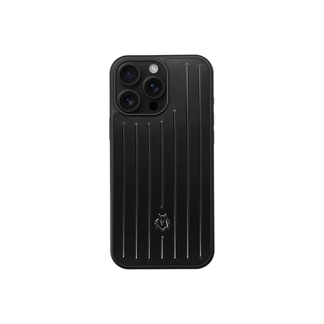 thumbnail for iPhone16promax with the same aluminum alloy hard shell mobile phone protective case suitcase anti-drop protective case suitable for Apple 15pro 14promax niche couple model